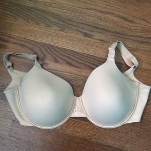 Vanity Fair T-shirt bra. 38DDD. Side/back slimmer